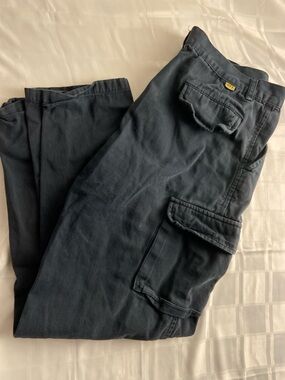 RTY Men's Navy Cargo Pants - Utility Pocket Style